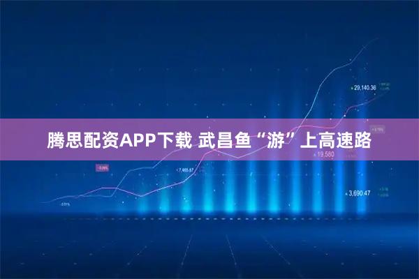 腾思配资APP下载 武昌鱼“游”上高速路