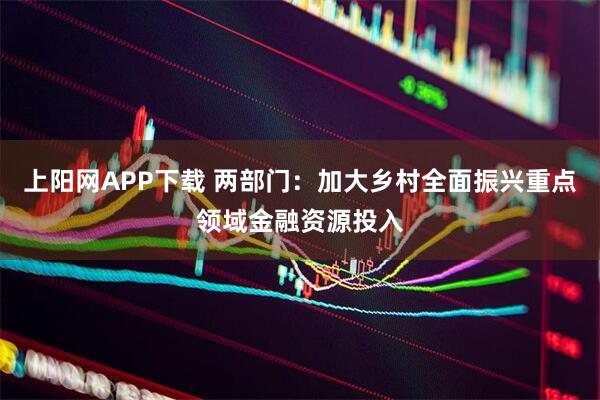 上阳网APP下载 两部门：加大乡村全面振兴重点领域金融资源投入